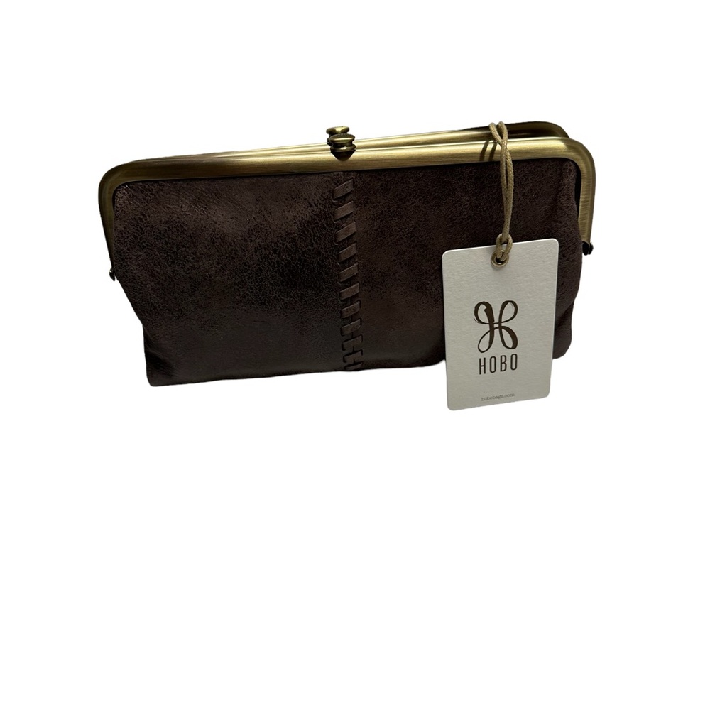 HOBO brand NWT LAUREN Clutch Wallet Saddle Leather